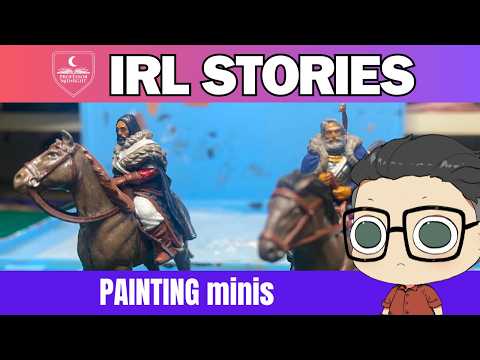Vtuber Professor Does IRL 🎨 Painting War Dollies... Country's wet.