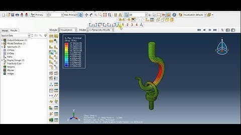 Abaqus Tutorial Videos -  Contact Analysis of Crane Hook in Abaqus 6.14