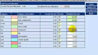 Establishing Categories and Grading Preferences for your Gradebook