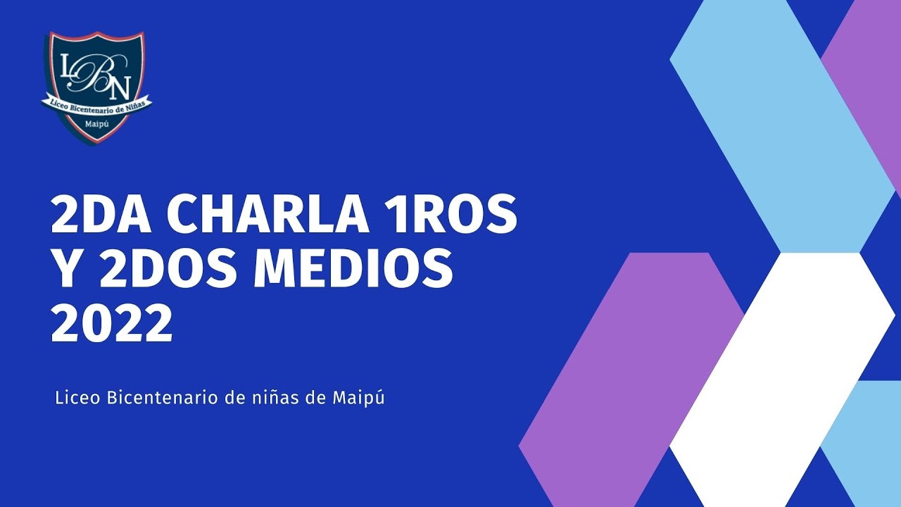 2da Charla Apoderados y estudiantes 1ro y 2domedio - YouTube