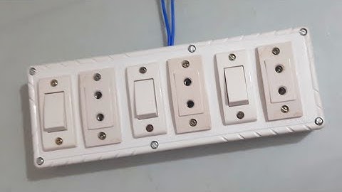 3 socket 3 switch connection || 3 2pin socket 3 switch wiring connection