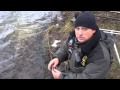 "Apie žūklę" 2013 12 28. Lydekų žūklė negyva žuvele Vabalio ežere.