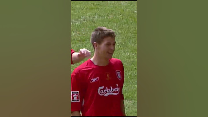 GREATEST EVER FA CUP FINAL GOAL! Gerrard 🚀 #shorts