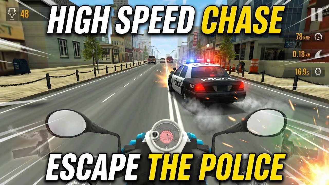 CAN I ESCAPE?! 😱 Intense Police Chase Mode - High Speed Gameplay