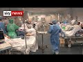 Watch inside the horror hospital in Italy as doctors overwhelmed by critical patients due to COVID-19