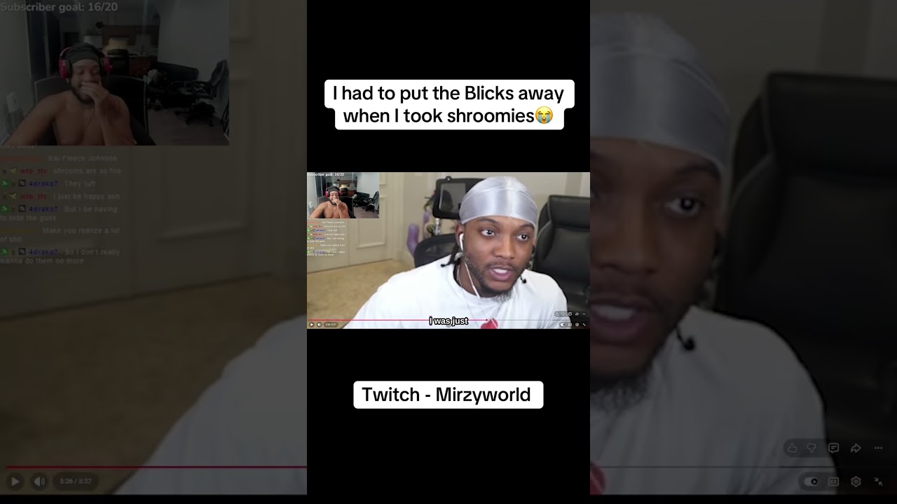 Watch I had to hide Blicky when I took Shrooms… #mirzyworld #mirzylive on YouTube Watch I had to hide Blicky when I took Shrooms… #mirzyworld #mirzylive on YouTube