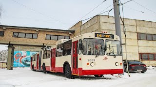 В Челябинске восстановили единственный в СНГ троллейбус ЗиУ-683В