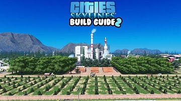 The Most BEAUTIFUL Industry In Cities Skylines! | 25 Tile Build Guide