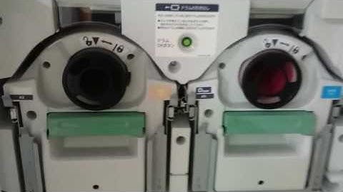 mz770 risograph  duplicator  drum red and black