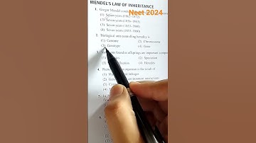 Neet Imp Question || Neet 2024 || #biology #aiims #ncert #neet #neet2024 #viral #neetexam #shorts