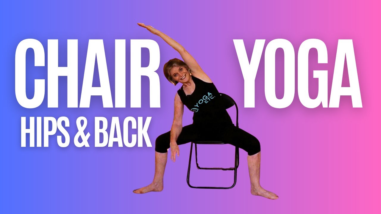 Chair Yoga for Hip and Lower Back Relief | Warrior Poses for Flexibility & Strength