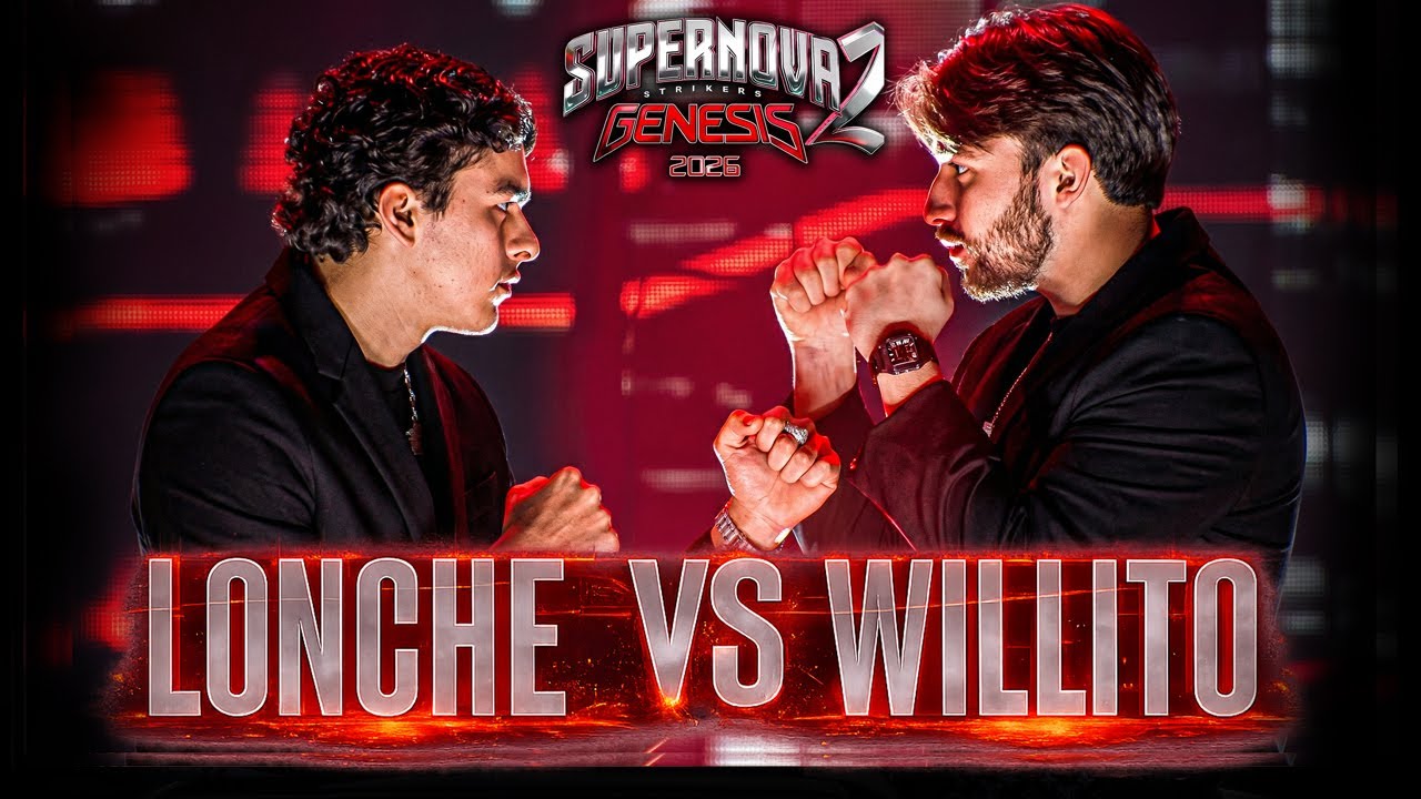 LONCHE VS WILLITO 🥊 PRESENTACION CARA A CARA SUPERNOVA GENESIS