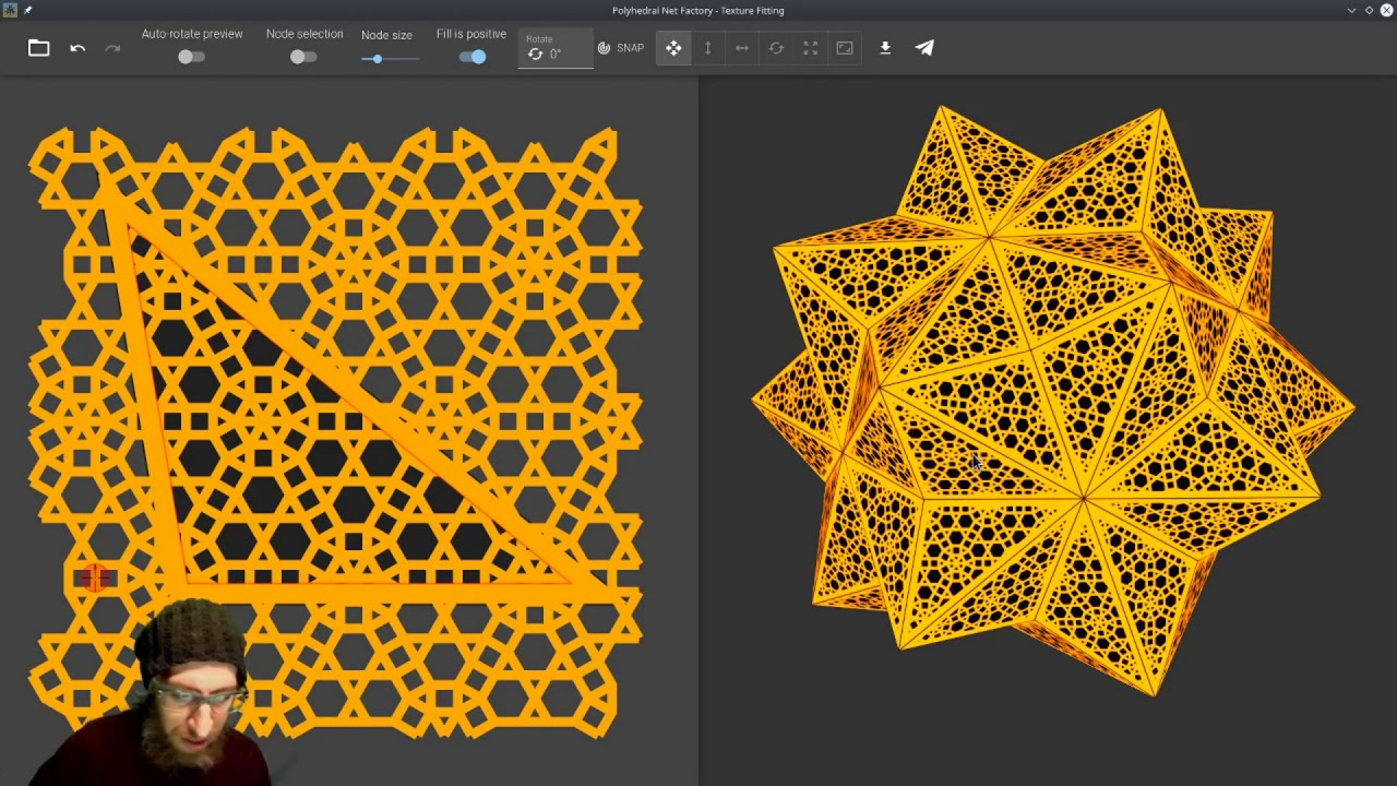Polyhedral Net Factory Demo - YouTube