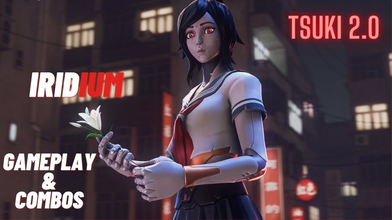 FORTNITE SEASON 2 Tsuki 2.0 IRIDIUM skin gameplay with combos
