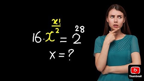 Exponential Equation Olympiad Math