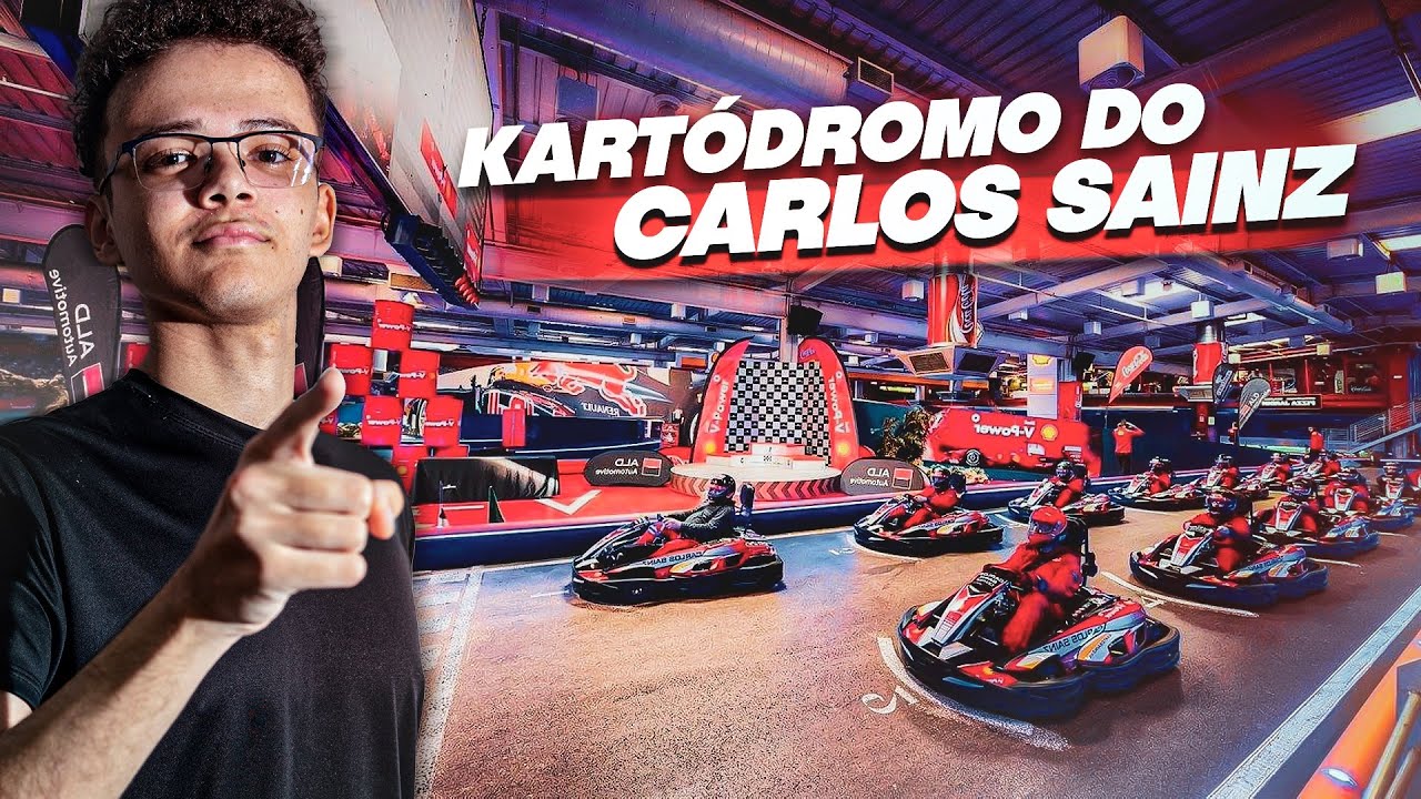 CONHECENDO O KART DO CARLOS SAINZ! - Madrid - Heineken Global Player 0.0