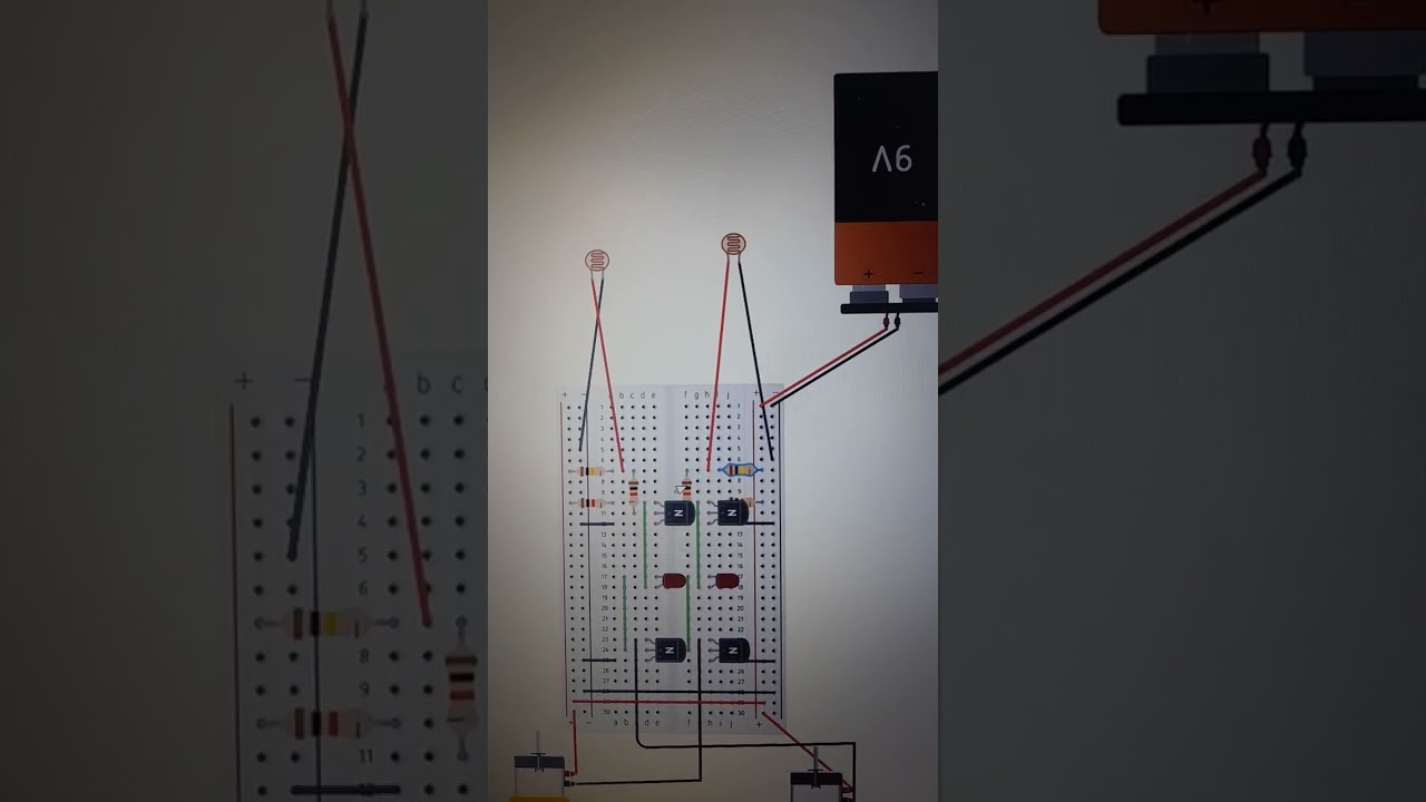 Robot perseguidor de luz (tinkerkad y fisico)