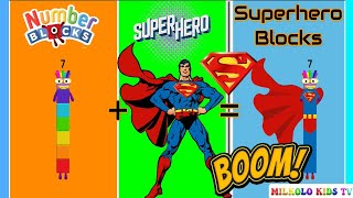 If Numberblocks 6 to 10 are Superhero blocks | Milkolo Kids TV Animation