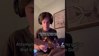 Not mine - Guitar Sings Side to Side - Credits To Harrison Saltzman #guitar #cover