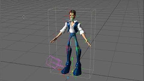 LightWave 8 Importing and Exporting a Rig