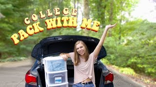 Pack With Me: College Move-In!