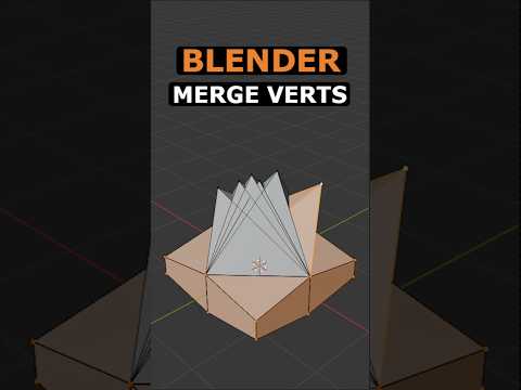 Merge Overlapping Verts - Blender Tip #3d #blender3d #blender #tutorial