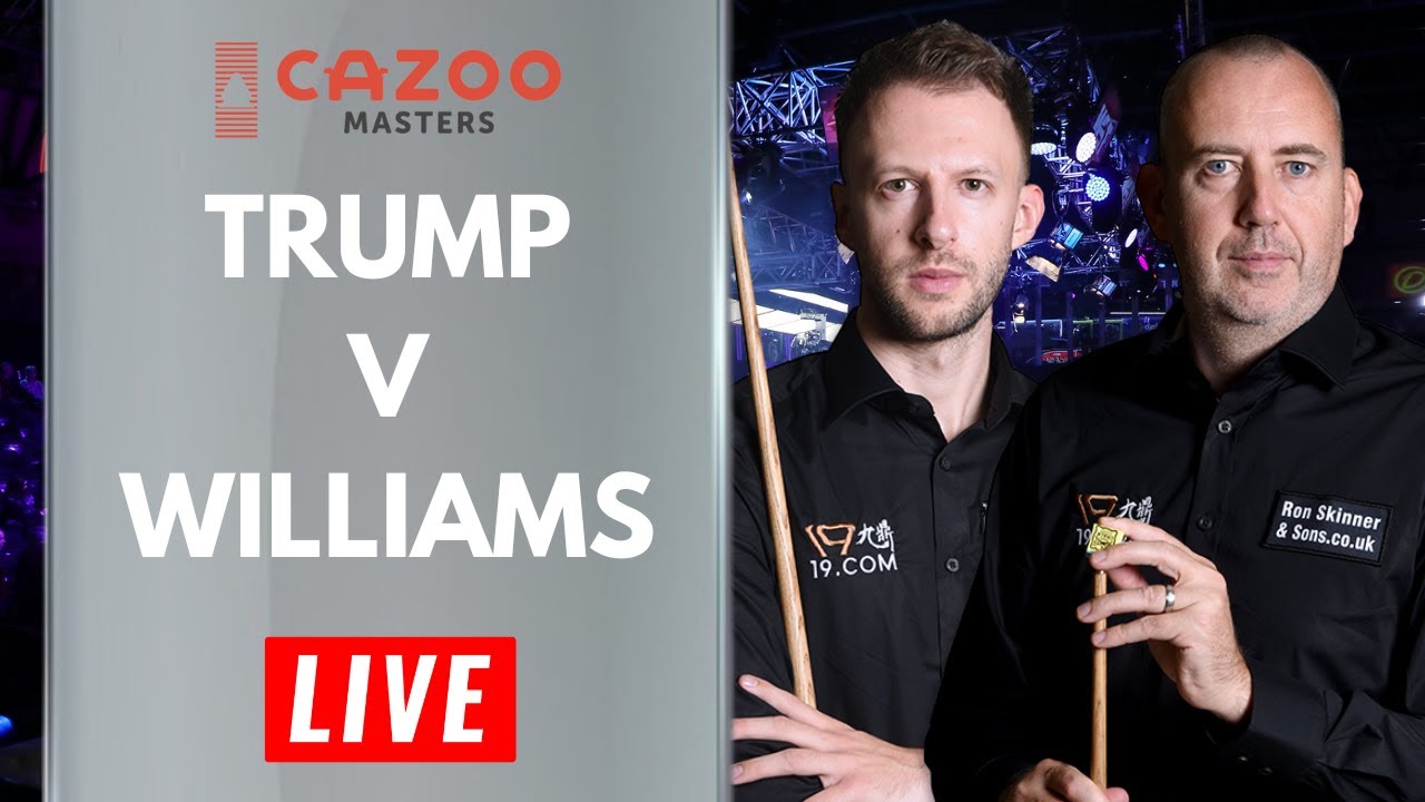 LIVE! Judd Trump vs Mark WILLIAMS Cazoo Masters 2023 Final Snooker Live Stream Watch Along