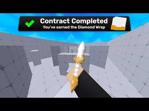 Unlocking the 'DIAMOND' wrap on Knife in ROBLOX RIVALS!