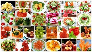 30 BEAUTIFUL FOOD CARVING AND CUTTING