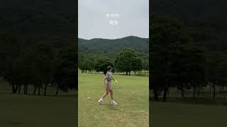 세컨샷 롱아이언 슥슥 편하게 쓸어주세요#최지희프로#골프연습방법#골프레슨
