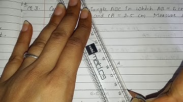 Class-7, Mathematics,  Chapter-12 "PRACTICAL GEOMETRY", Part-4, Exercise-12.2, Question-3,4