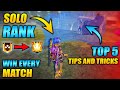 Top 5 Solo Rank Tips And Tricks || FireEyes Gaming || Garena Free Fire