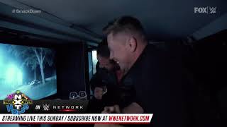 Braun Strowman flips over van with