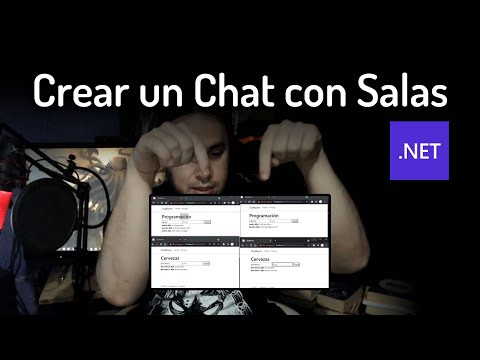 Crear Chat con Salas en C# .Net | Aplicaciones en tiempo real con SignalR