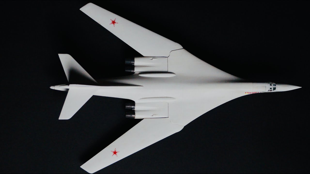 Tupolev tu 160 1:144 Zvezda Model kit - YouTube