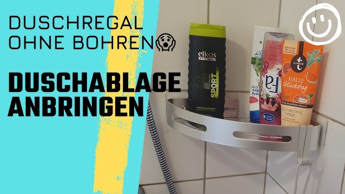 Eckregal Bad Duschkörbe Wandmontage - Unboxing YouTube Ohne Duschregal Badregal und GERUIKE Bohren Anleitung