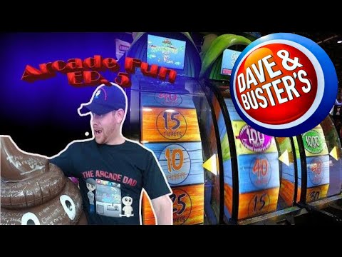 Dave and Busters Arcade Fun Episode 5 Claw Machines Coin pushers and Jackpots in Nashville