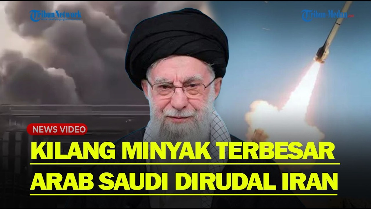 PORAK-PORANDA❗ Kilang Minyak Terbesar Arab Saudi Rusak Parah Dirudal Iran