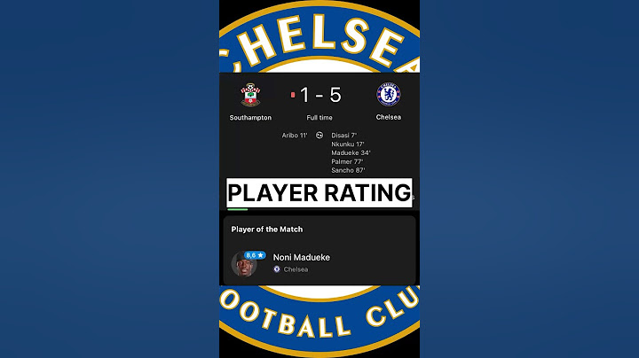 Southampton 1-5 Chelsea Highlights PLAYER RATING #shorts #chelsea