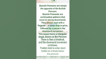 Bearish Pennant | Chart Pattern | #sharemarket #shorts #intraday #learnwithme
