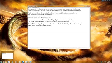 DiTech Tutorials - How to fix missing msvc100.dll