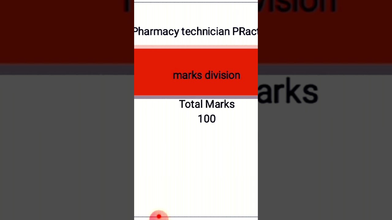 pharmacy technician practical exams