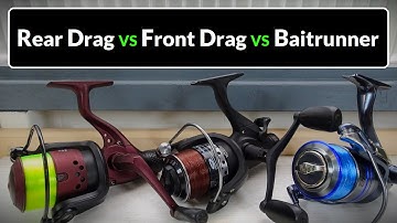 Achterrem vs. voorrem vs. baitrunner-vismolens - uitgelegd