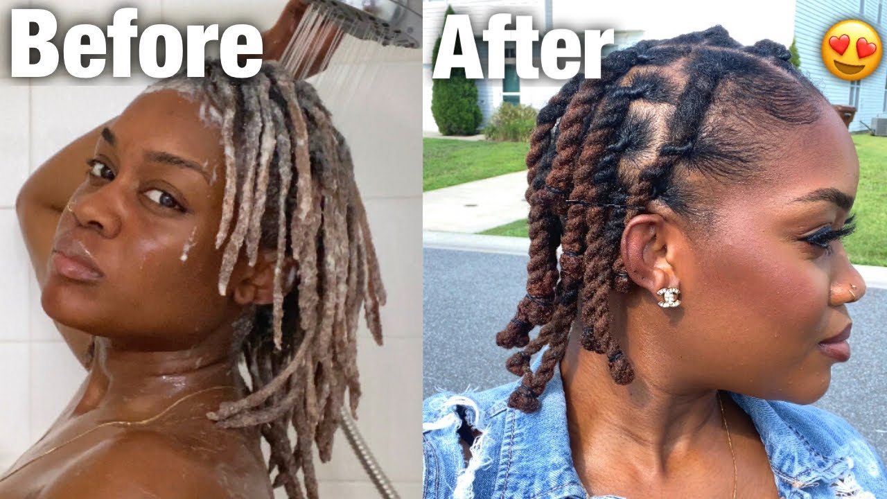 HOW TO: LOCSMITHING method, updated retwist routine, Naomi Onlae