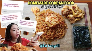 MUKBANG MAKANAN KOREA INSTAN   Q&A KONYOL!!