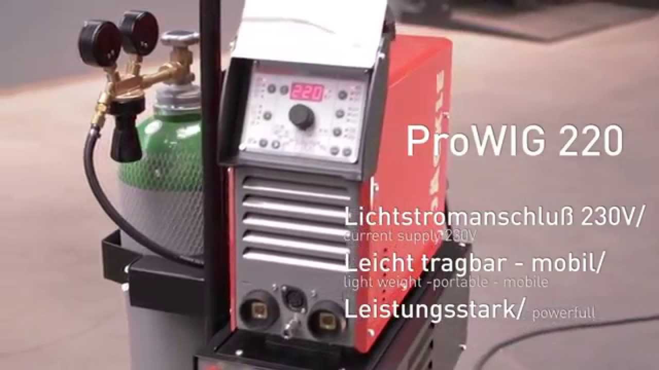 JESS ProTIG 220 AC/DC | WIG Schweißgerät von JESS Welding - YouTube