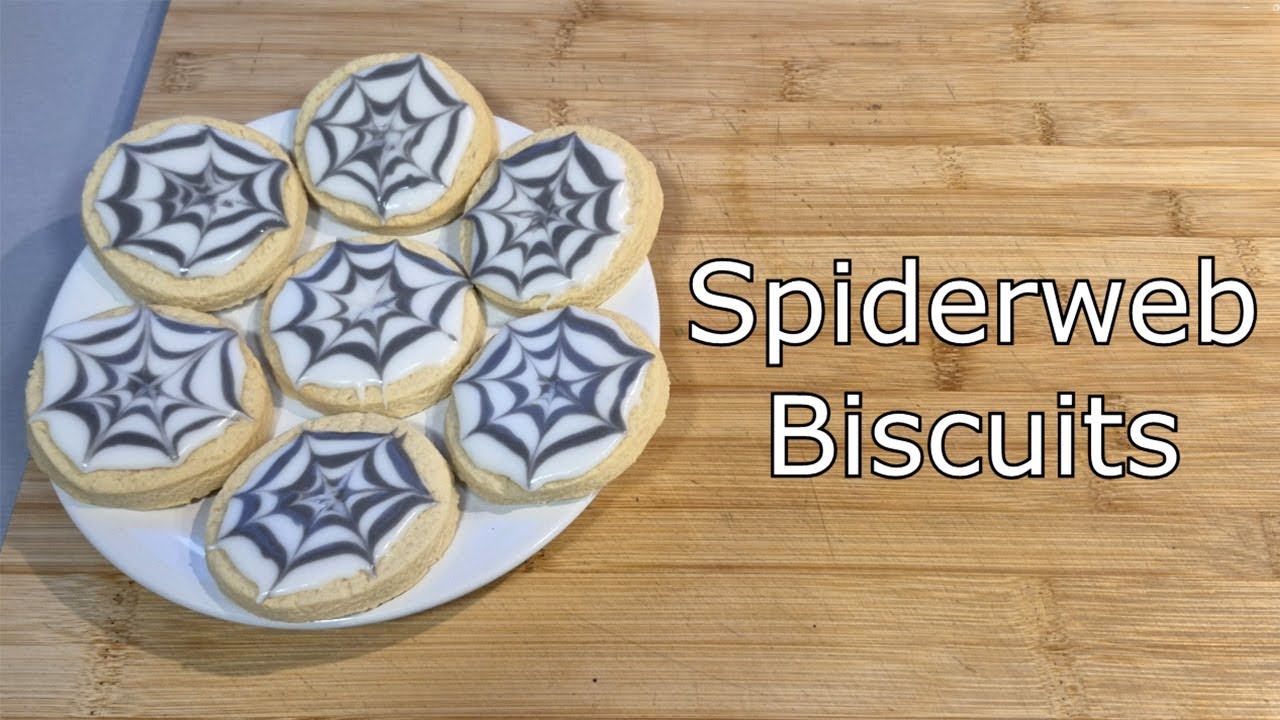 How to make Spiderweb Biscuits