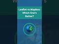 Leaflet vs Mapbox 🗺️ | Which Web Mapping Library Should You Choose?#leaflet #mapbox #gis #webgis