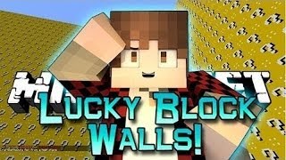 Minecraft: Lucky Block Walls Part 1 of 2! Modded Mini-Game w/Mitch & Friends!