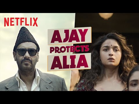 Ajay Devgn Protects Alia Bhatt | Gangubai Kathiawadi | Netflix India